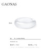 GAONAS 新中式清丽贵气白色指环圈戒11481JW 商品缩略图3