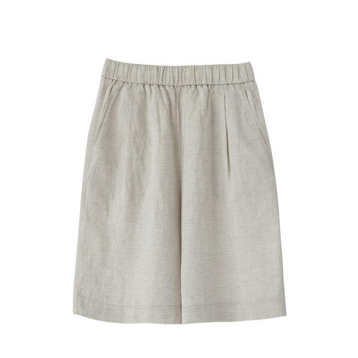 【莱赛尔﹢麻】显瘦百慕大天丝亚麻休闲五分裤薄款 商品图6