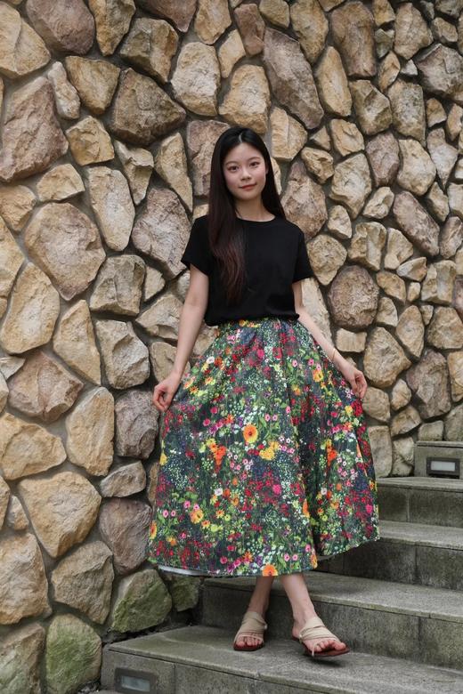 LPIUTY品牌直发！步步生花~短袖半裙套装 C1225057 商品图1