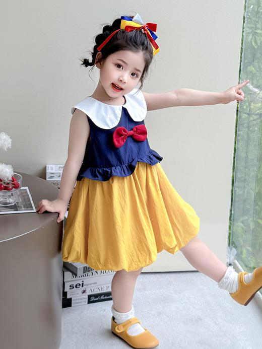 【YW】无忧购儿童装白雪公主连衣裙送头饰（截单后3-5天发货) 商品图0