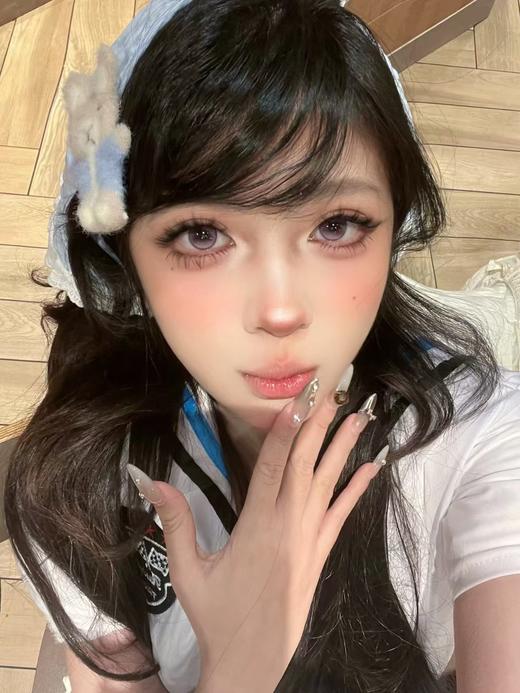 【半年抛大直径】Melokatie-失约晚霞 紫-14.5mm【半年抛 0-800度 无525/575】 商品图2