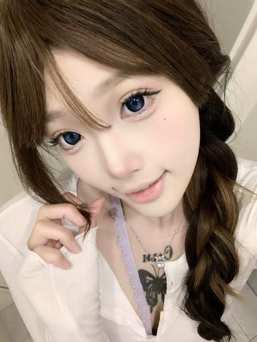 【半年抛大直径】Melokatie-美式甜心 蓝-14.5mm【半年抛 0-800度 无525/575】 商品图3