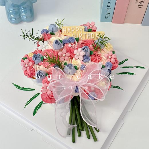 多款式~花束蛋糕7颗杯子组成-无夹心内有卡仕达酱-低糖无添加 商品图3