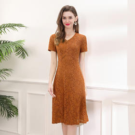 「高货deo」全新升级【铂金会员441/天猫599/差价158】(54656)洛诗琳国风蕾丝连衣裙2025夏季气质修身优雅女神范裙子