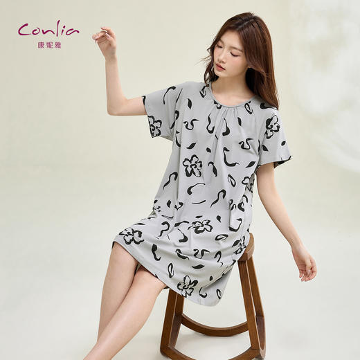 康妮雅女式短袖睡裙 521622009 商品图5