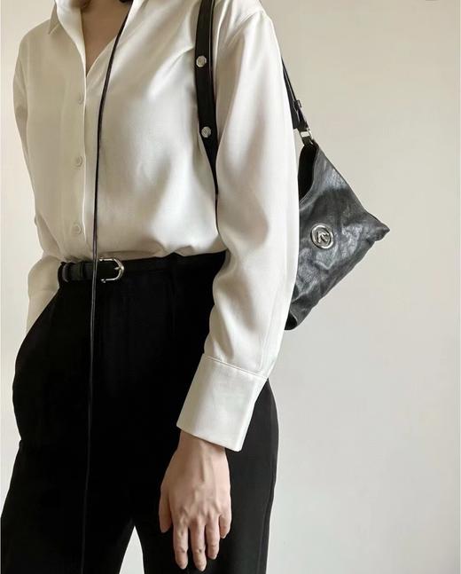 Grotto箭头包 牛皮休闲单肩腋下包 Z-15468 商品图4