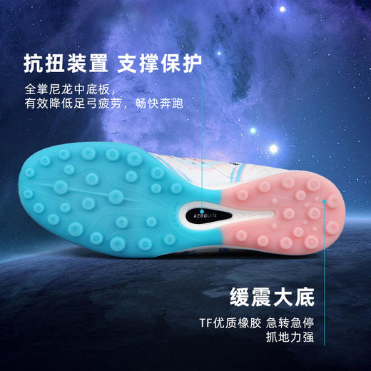 小李子KELME卡尔美疾电3.0.4中端TF碎钉运动训练成人足球鞋男款 商品图3