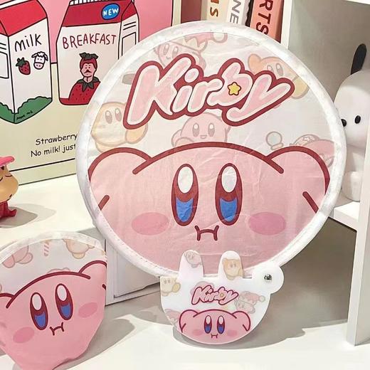 反光板折叠团扇随身携带卡通团扇夏天可爱小扇子小新卡通自拍扇子 1把 商品图1