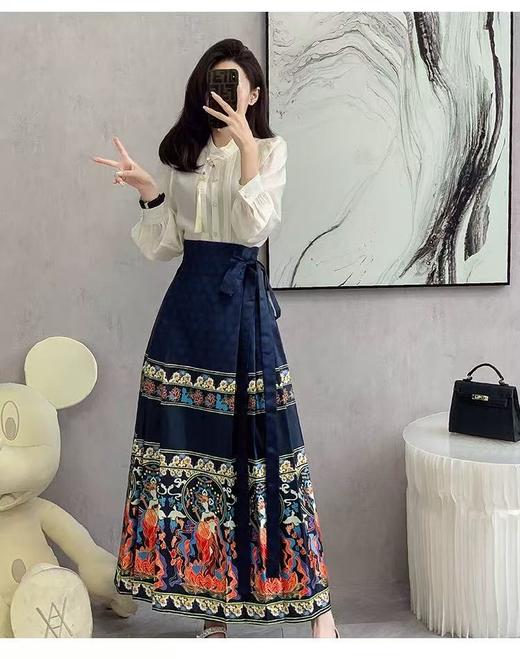 双十二福利！【诗铭洛可】（敦煌舞女）W1059马面裙 商品图4