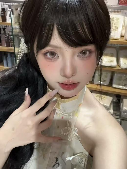 【半年抛大直径】Melokatie-香槟泡沫 棕-14.5mm【半年抛 0-800度 无525/575】 商品图6