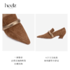 heelz设计师手工鞋履 ｜金条羊翻毛乐福鞋 4.5公分 商品缩略图3