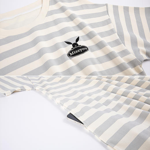 康妮雅女式短袖睡裙 商品图5