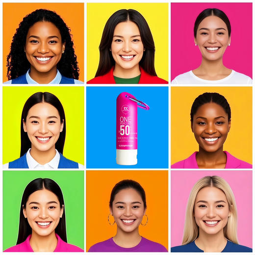 ONEPERCENT 1% 高倍防晒SPF50+ 防晒霜 水润感防汗防水 商品图6