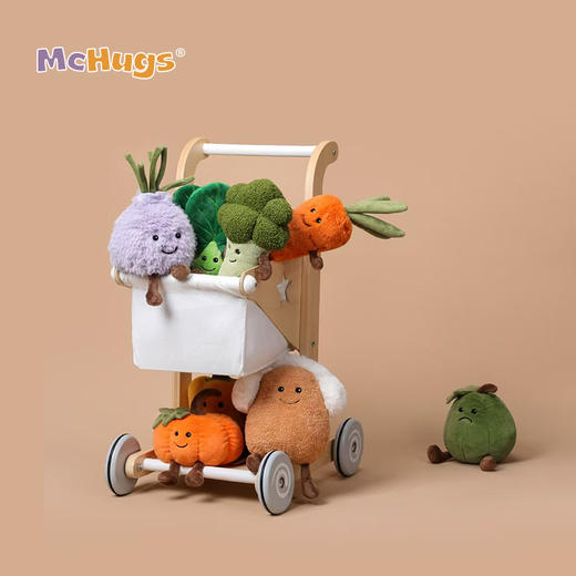 McHugs 蔬菜玩偶系列 睡觉抱公仔毛绒玩具安抚娃娃生日礼物 商品图0