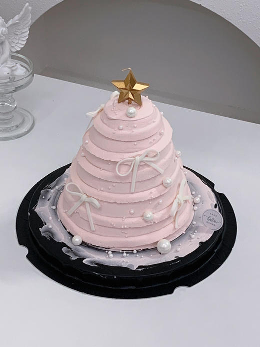 粉色许愿树女孩女生生日蛋糕 商品图0
