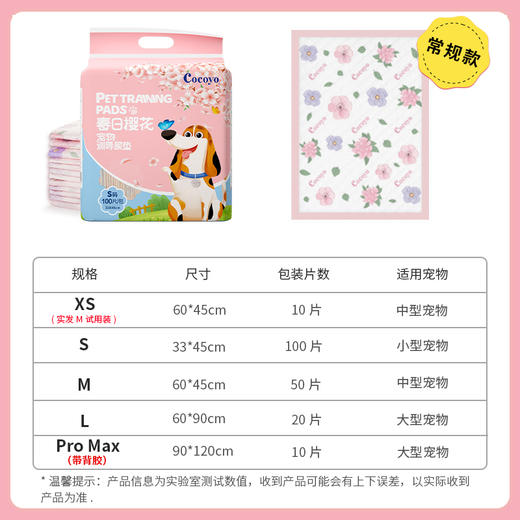 【全网爆款】Cocoyo狗狗尿垫猫用尿片宠物吸水尿布卫生垫尿不湿垫 33*45cmS码 商品图5