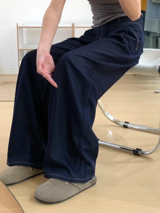 <曾小咸推荐> 抗皱阔腿软牛仔裤 日常169.99/件 活动价129.99/件！！ 商品图4