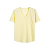【正肩亚麻】U领弧形下摆显瘦百搭短袖T恤 商品缩略图6