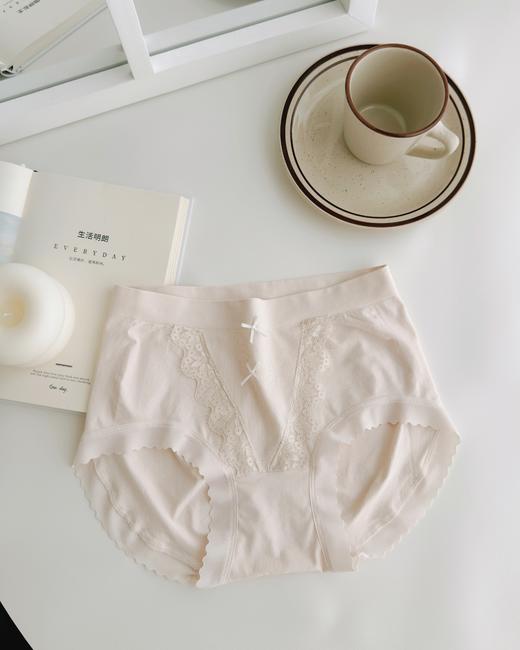 女士中高腰蕾丝花边点缀无缝内裤8689/1363/1367 商品图10