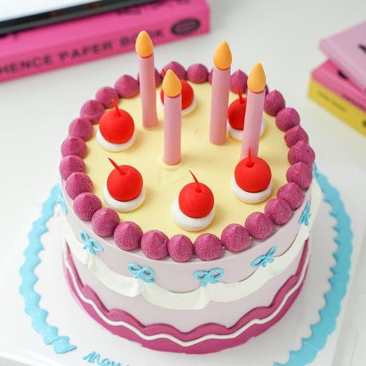 【主理人手绘】ins|樱桃蜡烛蛋糕【C5088】 商品图2