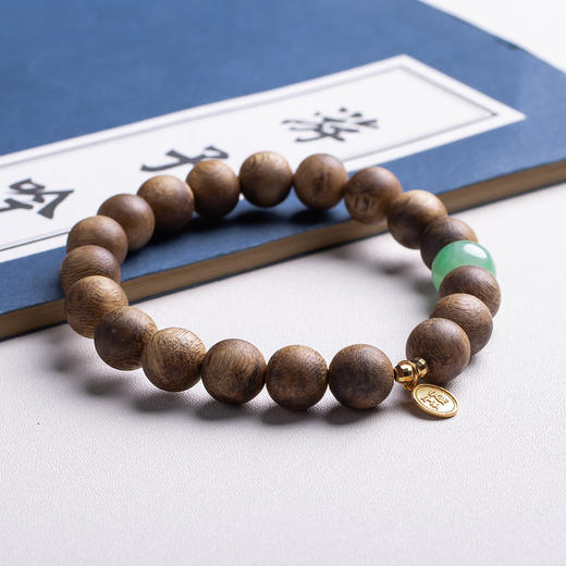 xy0225沉香+翡翠财富满满手串 商品图4