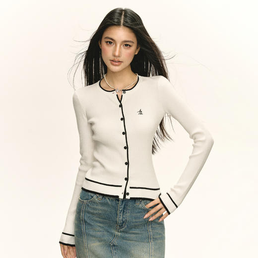 Ariseism 6月25日 19点50分 新品上新 圆领针织开衫女秋季新款 商品图3