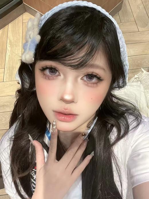 【半年抛大直径】Melokatie-失约晚霞 紫-14.5mm【半年抛 0-800度 无525/575】 商品图1