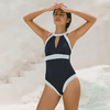 sisia泳衣女新款女士连体泳衣显瘦运动冲浪自由潜沙滩性感游泳衣 商品缩略图5