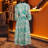 【赫尔温】设计师款鹦歌绿时尚收腰显瘦连衣裙DHZFF50849 商品缩略图1