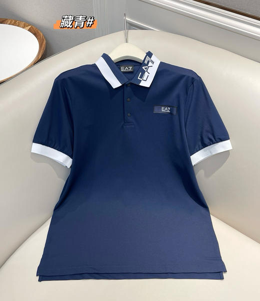 纯原单阿*尼EA7Polo衫短袖T恤062802 商品图5