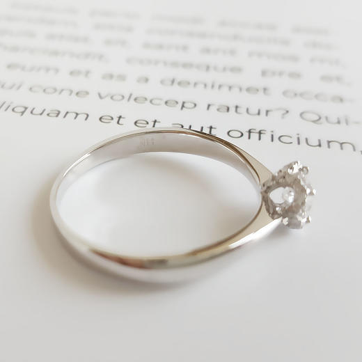 【天然正品】周生生PT900铂金全爱钻系列0.32克拉钻石戒指D-E-VS-3EX20号（戒圈可改）女士现售价：3580！160625NJS13 商品图6