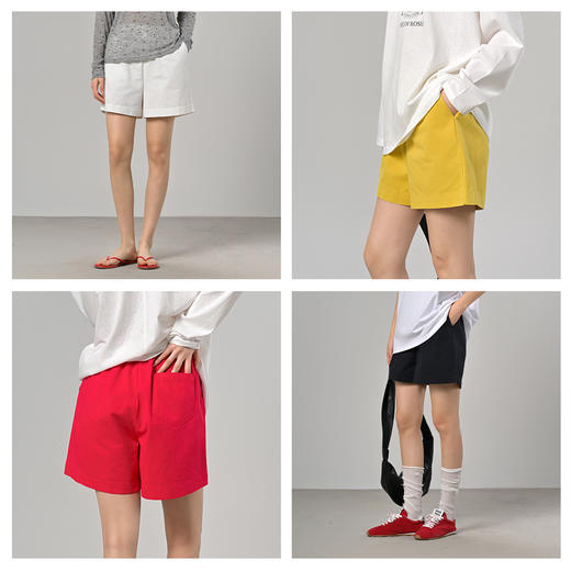 【版型超好】A字工装短裤薄款韩版高腰休闲裤 商品图2