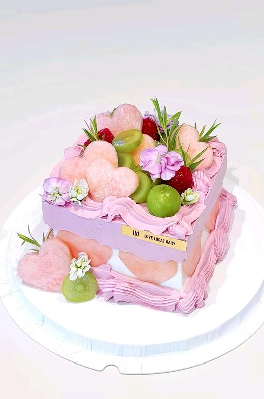 桃气倾心·奶油蛋糕 商品图0