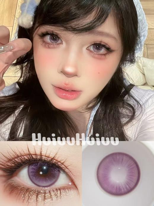 【半年抛大直径】Melokatie-失约晚霞 紫-14.5mm【半年抛 0-800度 无525/575】 商品图0