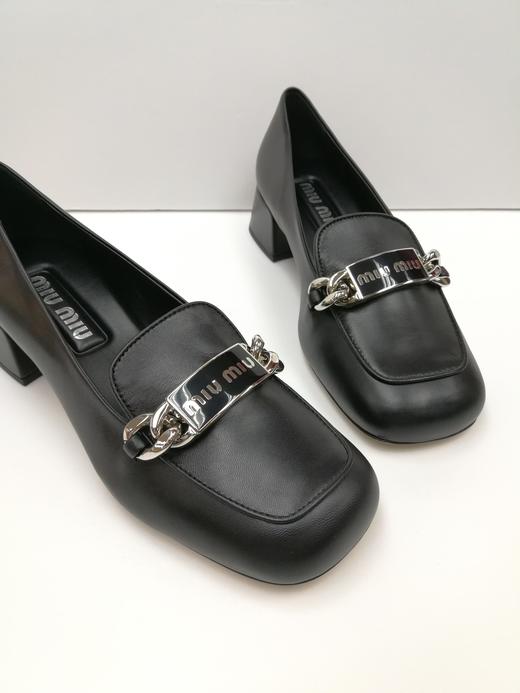 女款方头银扣哑光矮跟鞋017 商品图3