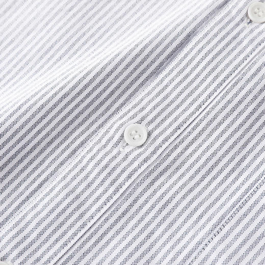 GXG男装【条纹撞色】25夏季翻领贴袋通勤纯棉休闲男式短袖衬衫K&C 商品图10