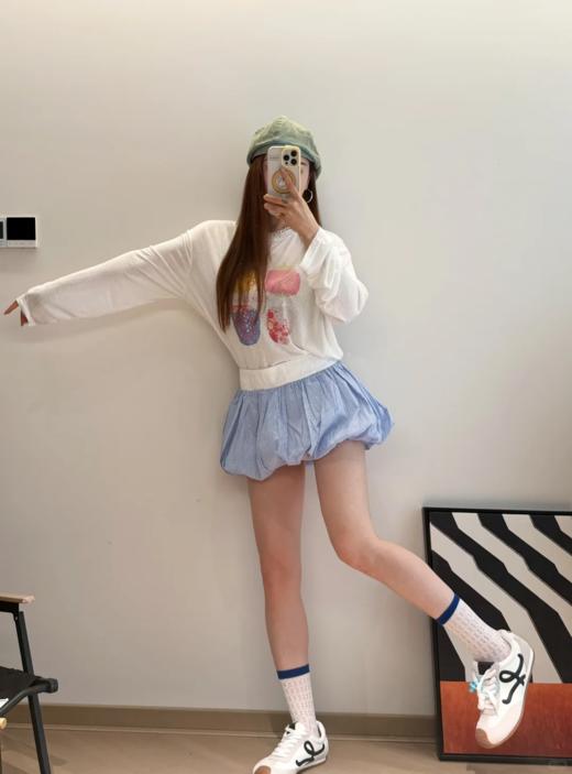 <曾小咸推荐>  水果印花罩衫长袖T 日常119/件 活动价89.99/件！！ 商品图2