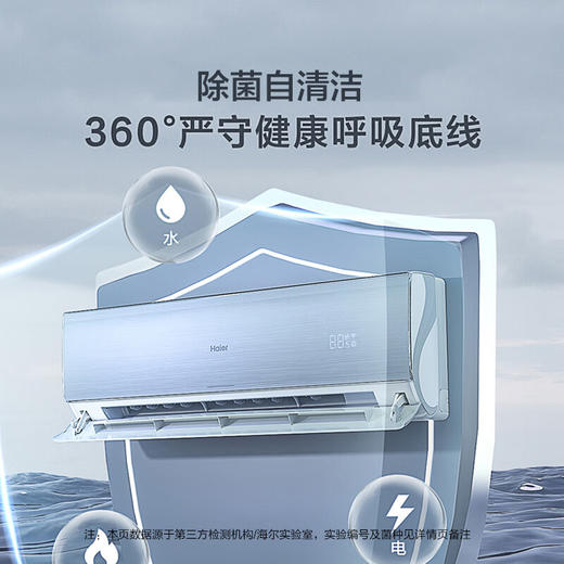 国补到手价3280元  海尔空调 京馨 1.5匹 一级能效 挂机 卧室空调 KFR-35GW/17EAA81U1 以旧换新 智能操控 商品图1