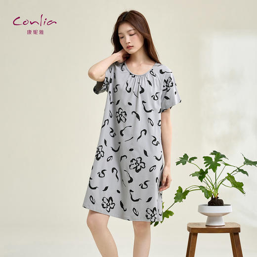 康妮雅女式短袖睡裙 521622009 商品图6