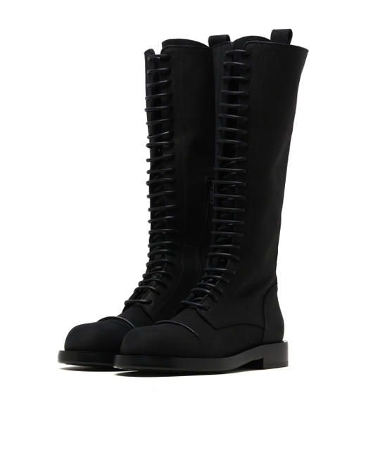 女款皮革长靴 商品图0