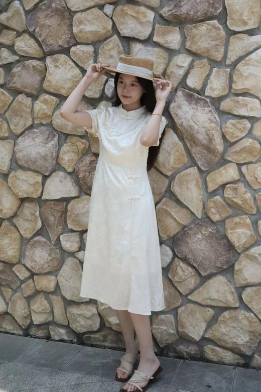 LPIUTY品牌直发！新中式盘扣连衣裙 C148336 商品图4