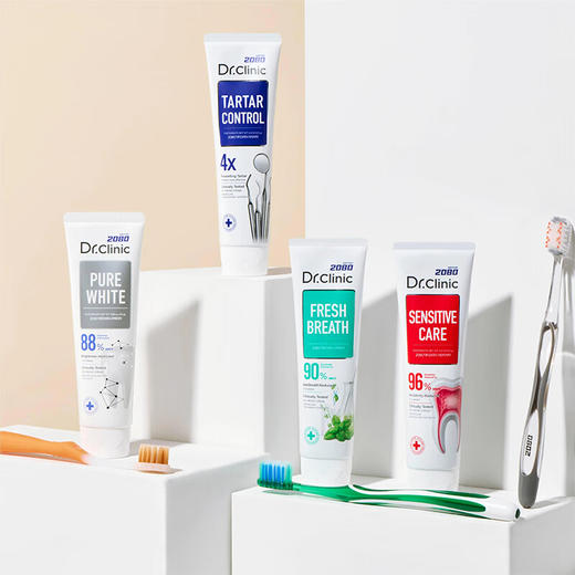 AEKYUNG爱敬韩国进口2080牙博士美白清新口气去除牙垢呵护口腔抗敏成人牙膏 商品图5