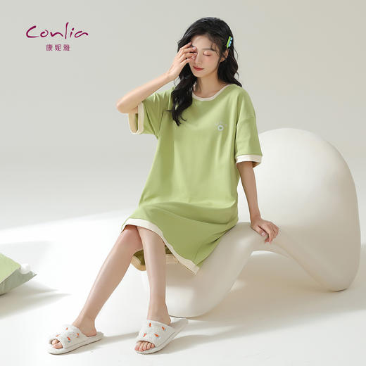 康妮雅女式短袖睡裙 521622263 商品图6