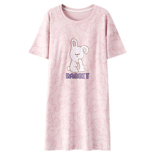 康妮雅女式短袖睡裙 商品图6