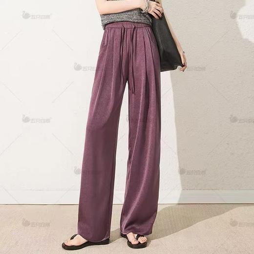 最后样衣清仓！五只白鹅—冰丝缎面防晒凉凉裤2520 商品图5