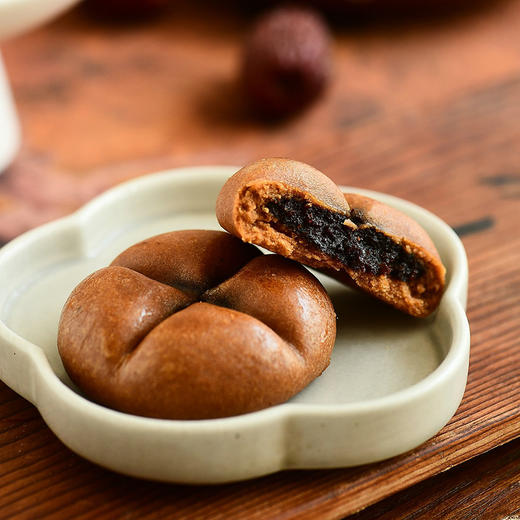 朴食有方三蒸枣沙饼 金丝小枣古法蒸滤 松软绵密 商品图3