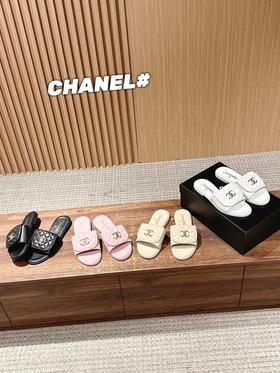 香奈儿25SS菱格书包扣拖鞋（HC）