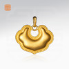 玺匠金铺《足金花丝如意》足金9999黄金吊坠 吉祥饰品挂件 商品缩略图3