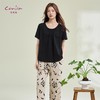 康妮雅女式短袖长裤套头套装 商品缩略图2