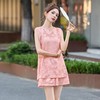 2025新款夏新中式时尚百搭气质名媛国风盘扣无袖上衣短裤两件套BBL5037 商品缩略图1